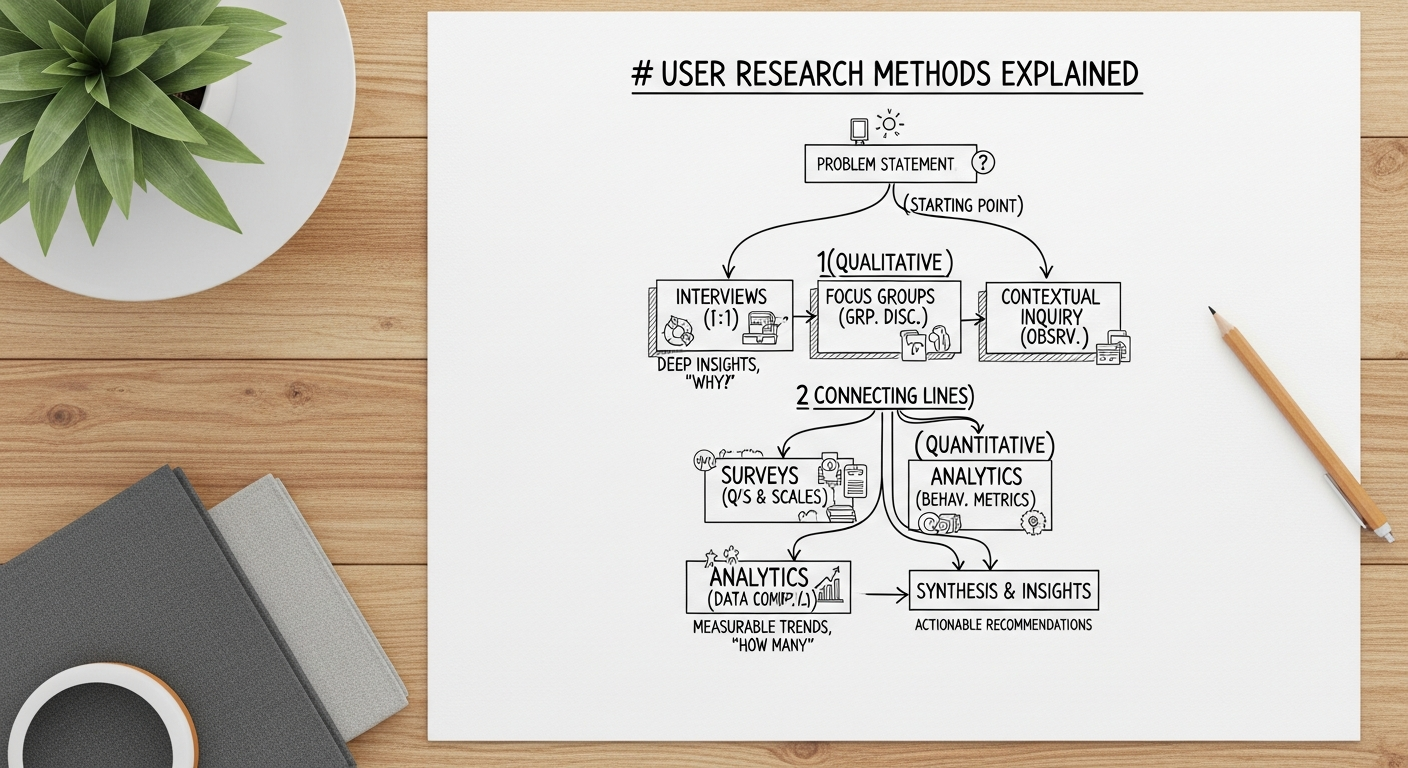 User Research Methods Explained