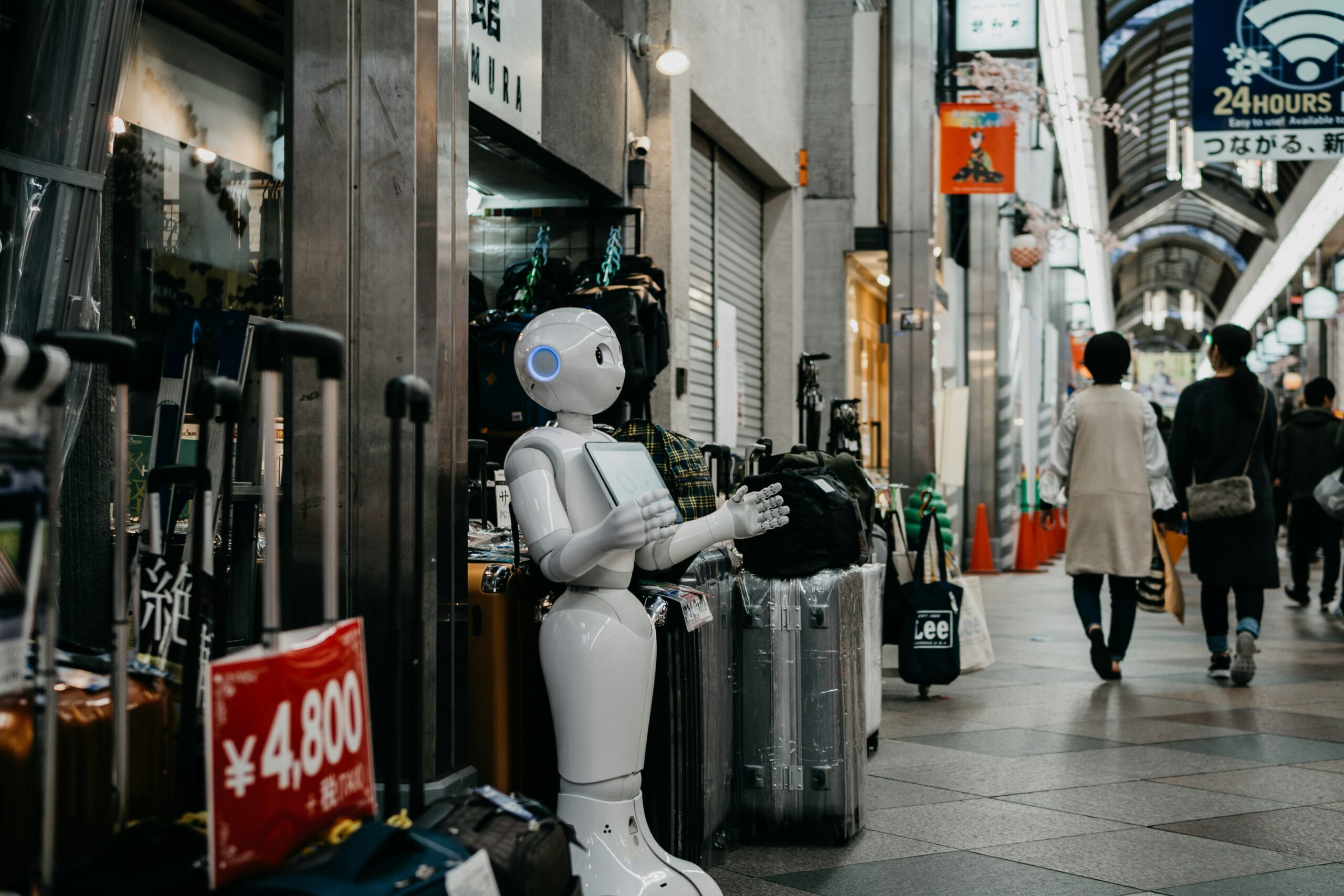 a person in a garment on a sidewalk