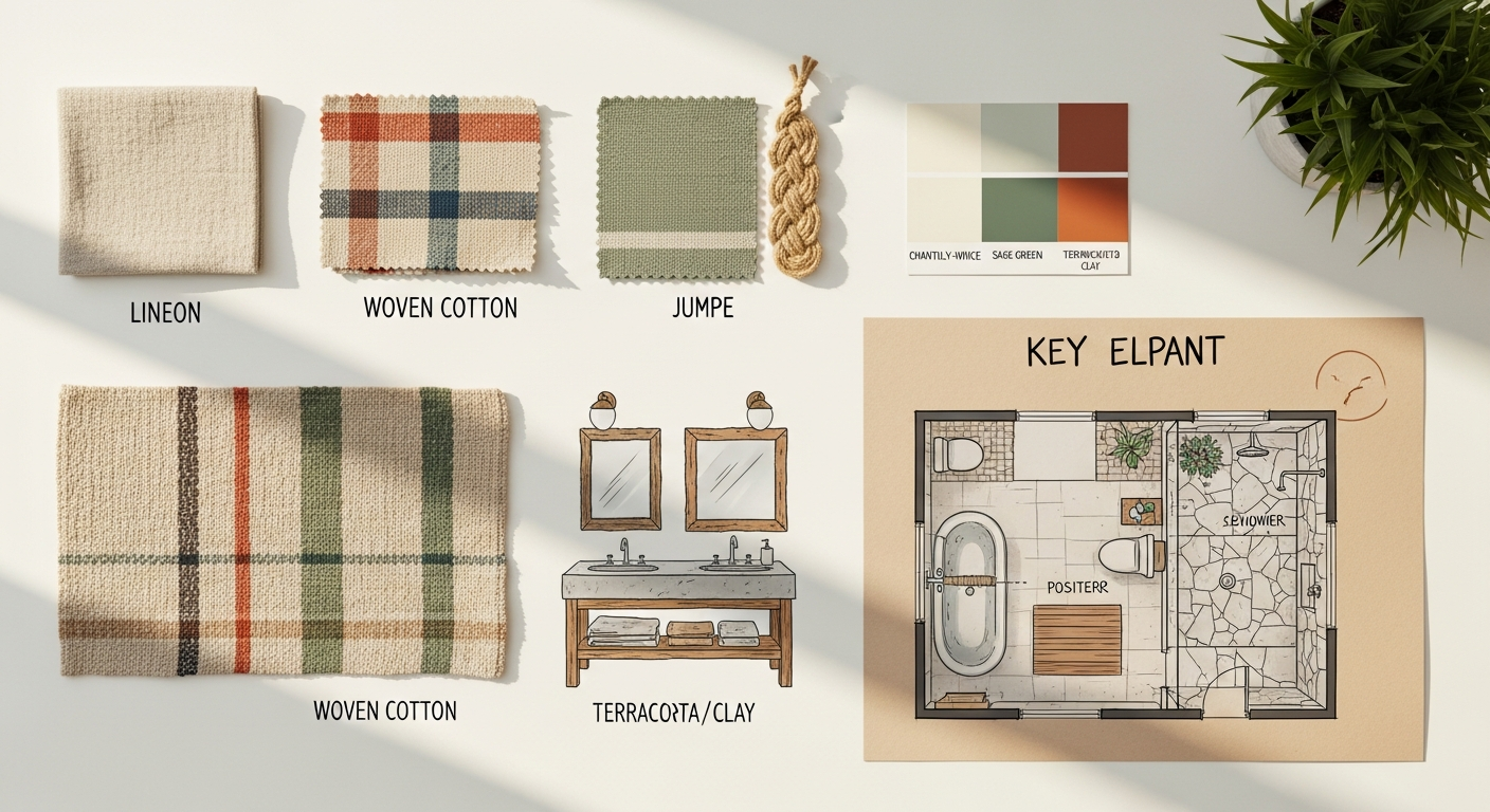 How to achieve a rustic feel in your bathroom