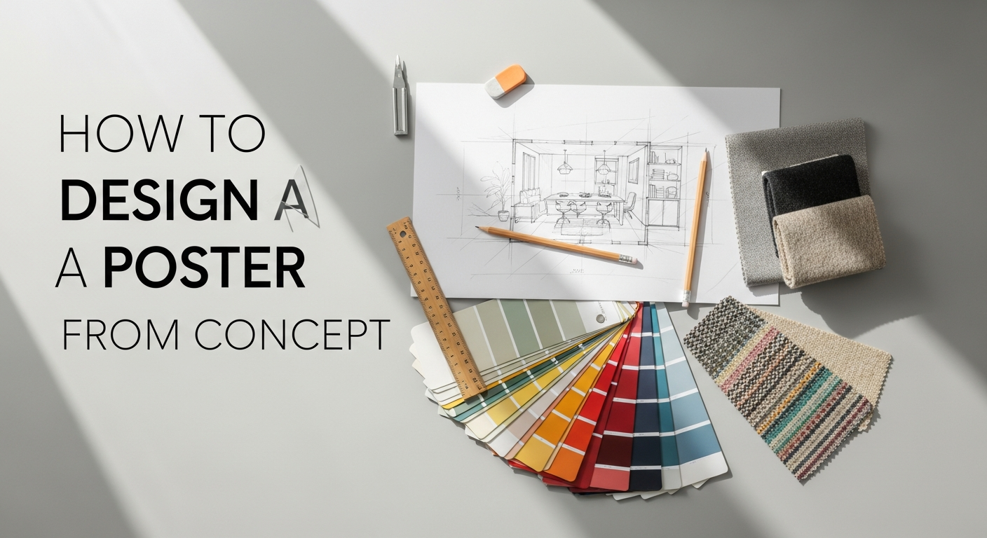 how to design a poster from scratch