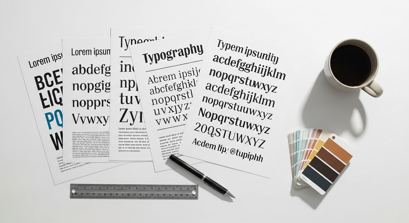 typography hierarchy guide web design 2026